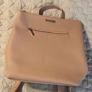 Katie Loxton Blush Pink Leather Backpack